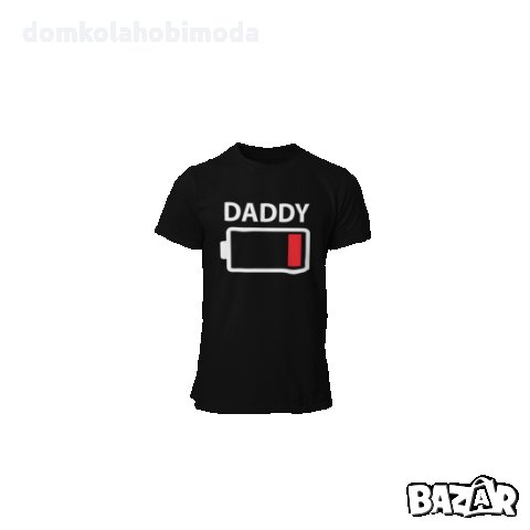 Комплект тениски Мама, Татко и аз Battery, снимка 3 - Тениски - 31619194