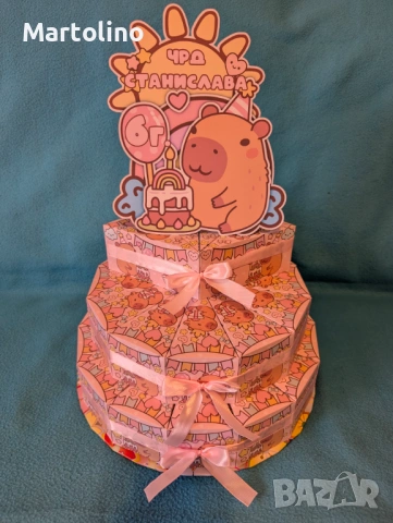 Картонена торта Фрозен, снимка 15 - Други - 53134671