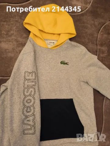 Lacoste суичър размер L, снимка 3 - Суичъри - 48305169