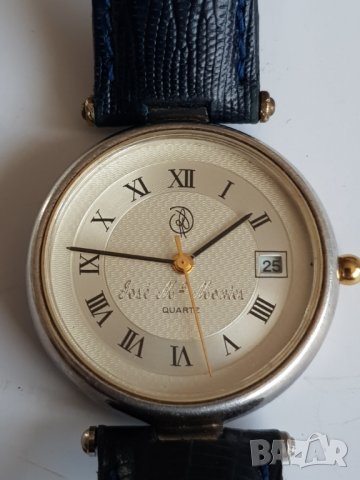 Ръчен кварцов часовник със сребърна каса, снимка 4 - Други - 38554933