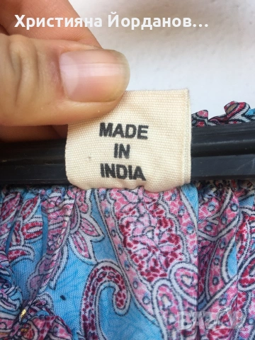 Лятна копринена рокля бохо стил, снимка 8 - Рокли - 54326277