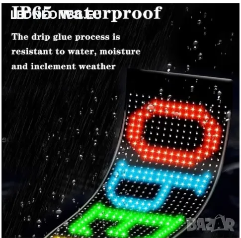 LED екран за витрина на магазин ►течаща информация, рекламни съобщения с анимация, работно време, снимка 5 - Рекламни табели - 49670617