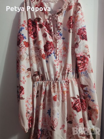 Рокля на цветя, снимка 6 - Рокли - 39179218