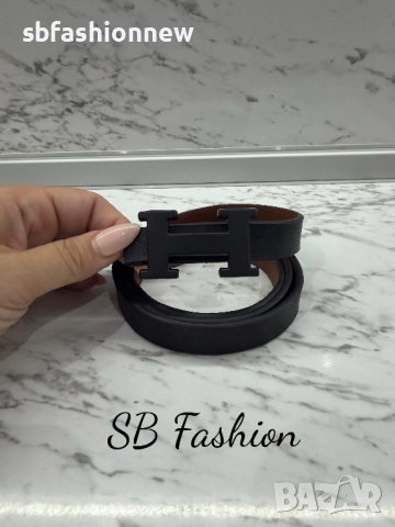 Hermes тънък колан еко кожа, снимка 3 - Колани - 52702529