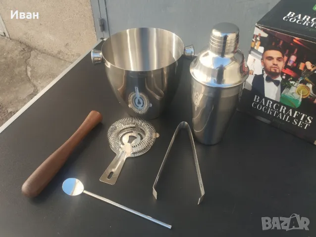 Бармански сет / Комплект за бармани от 7 части , снимка 5 - Други - 49575914