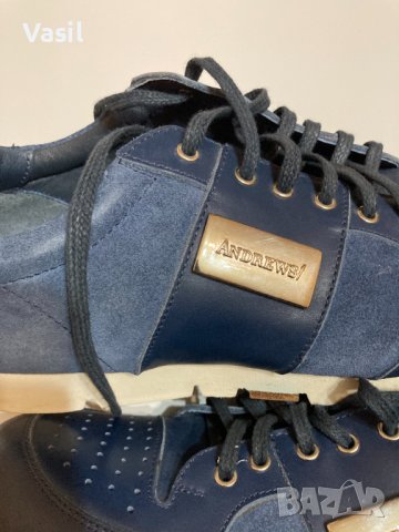 Спортно елегантни обувки Andrews Casual тъмно сини, снимка 3 - Спортно елегантни обувки - 42677591