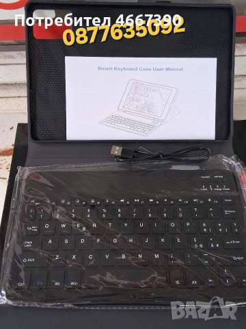 Калъф с Клавиатура за LENOVO Tab M11 11, Bluetooth Keyboard Case, Черен , снимка 2 - Калъфи, кейсове - 52772634