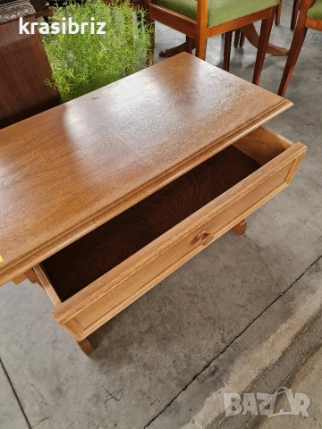 Масивна Масичка с Чекмедже-внос от Германия!, снимка 3 - Маси - 53900518