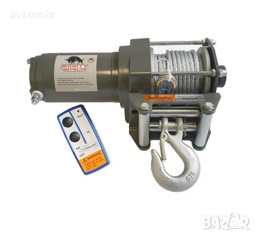 Електрическа лебедка 3000LBS, с дистанционно, 12V, до 1.36 т