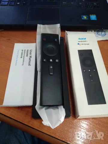 Дистанционно управление Rokid Station Android TV с 12 бутона, OK Google RSR101, Bluetooth, снимка 2 - Дистанционни - 56161026