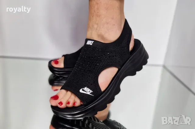Nike черни дамски сандали , снимка 2 - Сандали - 50394342