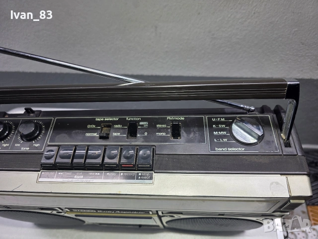 Радиокасетофон Sharp gf 6161, снимка 6 - Радиокасетофони, транзистори - 53048273