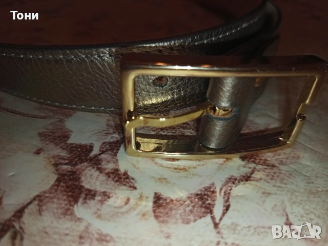 CORTI MILANO Оригинал Нов Дамски Колан Изцяло от Естествена Кожа 90см. , снимка 10 - Колани - 53930936
