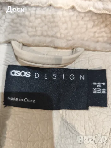 ново кожено яке на Asos, снимка 7 - Якета - 56167798