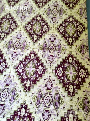 Двулицев вълнено жакардов килим , снимка 7 - Килими - 52940663