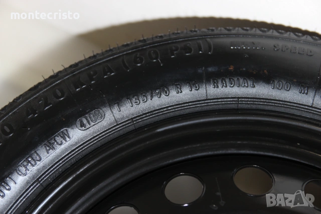 Резервна гума патерица Alfa Romeo Mito (2008-2018г.) 16 цола / 58.1 4x98, снимка 5 - Гуми и джанти - 53882957