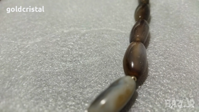 Стар накит гердан от ахат , снимка 3 - Антикварни и старинни предмети - 52795391