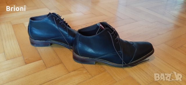 Floris Van Bommel мъжки обувки естествена кожа черни номер 42, снимка 3 - Официални обувки - 30624281
