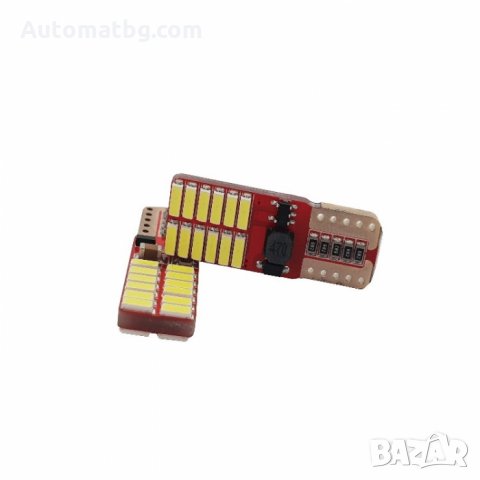 Диодни крушки Automat, 24SMD, T10, снимка 2 - Аксесоари и консумативи - 31936633