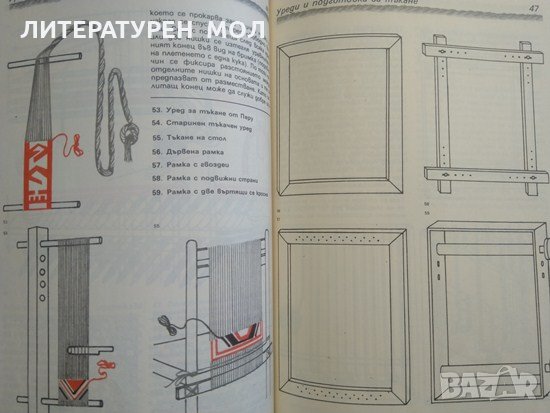 Декоративно тъкане у дома. Павлина Митрева 1988 г., снимка 2 - Специализирана литература - 29707643