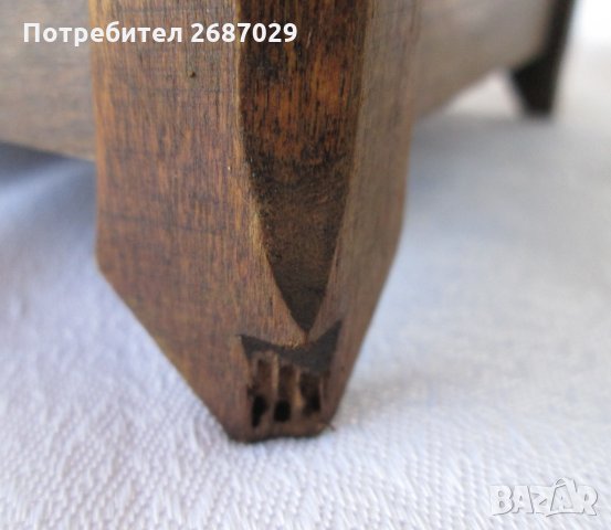 Стара дърена кутия с дърворезба, снимка 7 - Други - 31812299