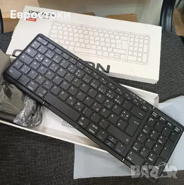 Сгъваема Bluetooth клавиатура OMOTON BK001, пълен размер, снимка 9 - Клавиатури и мишки - 48604702