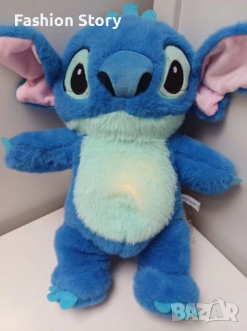 Stitch, плюшена бебешка играчка, с мелодия и светлина, снимка 3 - Плюшени играчки - 51584925