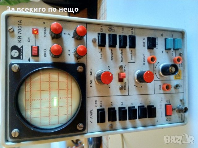 Радиотехника, Осцилоскоп КР 7001 А ( RADIOTECHNIKA  OSCILLOSCOPE KR 7001 A ), снимка 2 - Друга електроника - 29987835