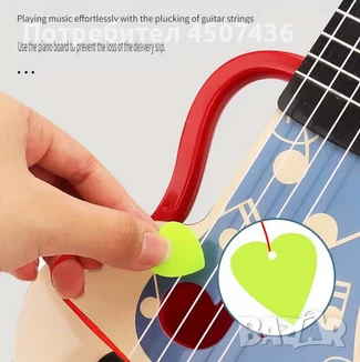 Цветна играчка електрическа китара, забавен музикален инструмент за момчета и момичета, снимка 6 - Музикални играчки - 51170843