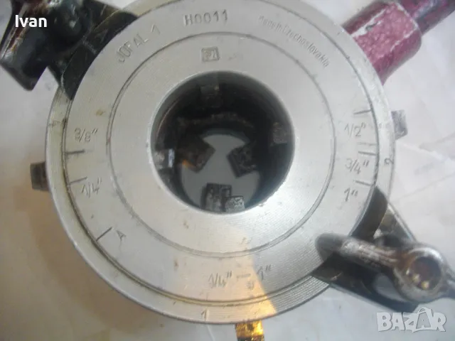 JOPAL 1 Made in Czehoslovakia 1/4"-1"Цол ОТЛИЧНА АЛУМИНИЕВА ВИНТОНАРЕЗКА ЖОПАЛ ЗА РЕЗБИ НА ТРЪБИ, снимка 5 - Други инструменти - 49132318