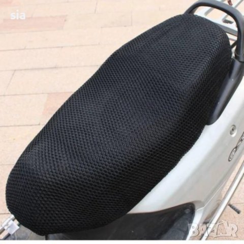 Калъф за седалка на мотор, скутер, мотоциклет L, Противоплъзгаща,75см, снимка 6 - Части - 44506000