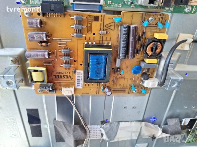 Платка захранване 17IPS62 за 43-инчов телевизор HITACHI 43HBT42A, с дисплей VES430UNDL-2D-N12