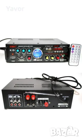 Усилвател UKC AV-339BT с Bluetooth, снимка 2 - Ресийвъри, усилватели, смесителни пултове - 56213094