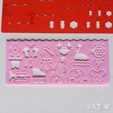 Шаблони за радио чертане и др, снимка 4 - Ученически пособия, канцеларски материали - 47977328