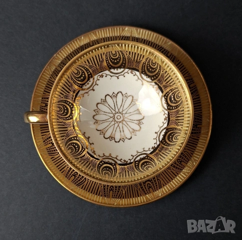 Порцеланова чаша и чинийка за кафе - Winterling, снимка 2 - Чаши - 53995001