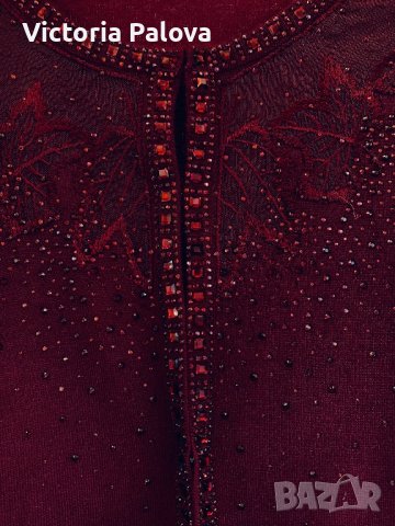 Разкошна жилетка BEL&BO Белгия цвят маджента, снимка 6 - Жилетки - 40074881