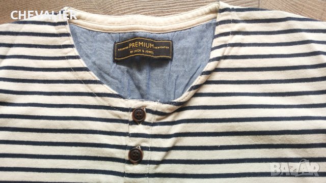 JACK & JONES MIDDL-ETON TEE Размер L блуза с дълъг ръкав 8-52, снимка 4 - Блузи - 40633910