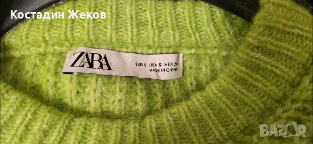 . Нова. Дамска оригинална блузка. ZARA. , снимка 3 - Блузи с дълъг ръкав и пуловери - 53137657