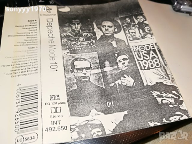 DEPECHE MODE 101 КАСЕТА 2608222009, снимка 8 - Аудио касети - 37812265