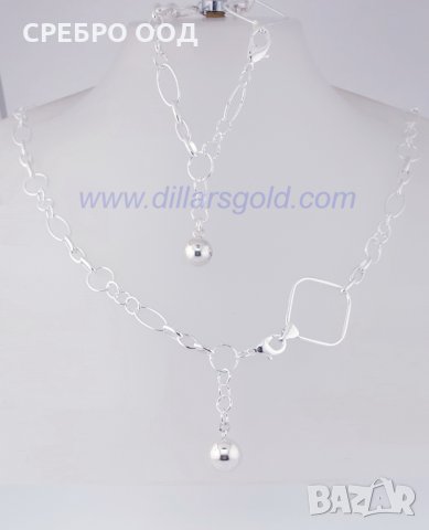 Сребърни колиета и гривни Ag925, снимка 5 - Колиета, медальони, синджири - 30850778