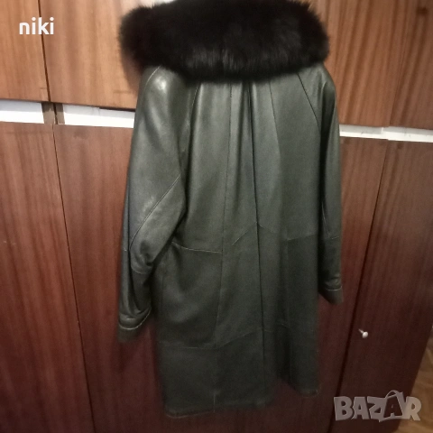 КОЖЕНО ПАЛТО . ЕСТЕСТВЕНА КОЖА.