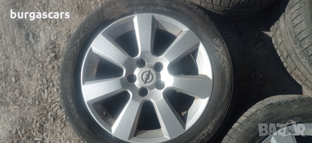 Алуминиеви джанти с гуми  215/55/17 Opel Vectra C 3.0 V6 CDTI, 177 к.с, снимка 5 - Гуми и джанти - 35533133