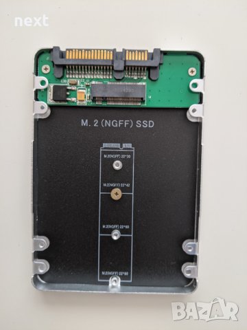 Външна кутия 2,5" SATA3 за M.2 диск/SSD "Makki" + Гаранция, снимка 3 - Други - 31219615