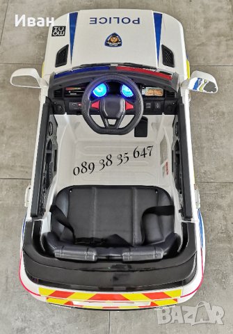 НОВО!Акумулаторен джип RANGE ROVER POLICE с 12V батерия,USB,сигнални светлини, снимка 9 - Детски велосипеди, триколки и коли - 42412221