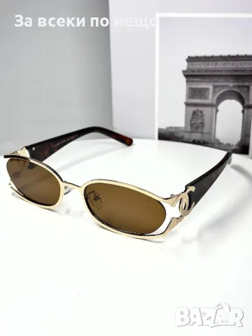 Chanel Слънчеви Очила С UV400 Защита С ПОДАРЪК🎁Калъф Шанел - Различни Цветове Код E123, снимка 2 - Слънчеви и диоптрични очила - 50231740