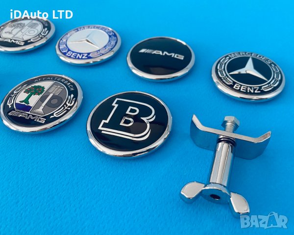 Емблема Mercedes Benz, метална тапа, мерник, мерцедес, w211,w220,w203, снимка 6 - Аксесоари и консумативи - 36672353