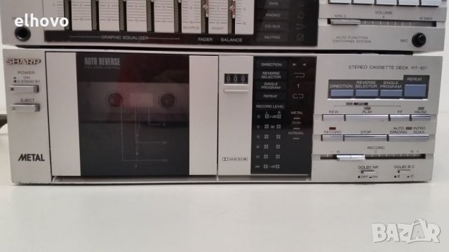 Ресивър Sharp SA-107H, Дек Sharp RT-107H, снимка 5 - Ресийвъри, усилватели, смесителни пултове - 30335609