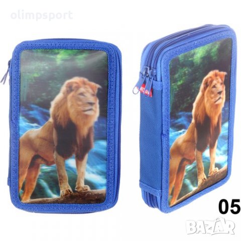 Несесер ученически с 2 отделения и 3D картинка, шит. Всяко отделение разполага с цип за затваряне. Н, снимка 7 - Ученически пособия, канцеларски материали - 37820547