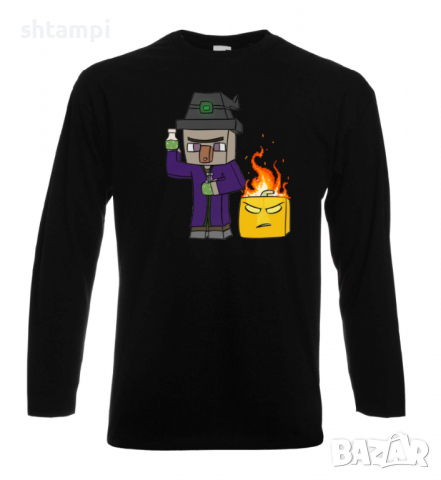 Мъжка тениска майнкрафт Minecraft Witch,Minecraft,Игра,Забавление,подарък,Изненада,Рожден Ден., снимка 10 - Тениски - 36496780