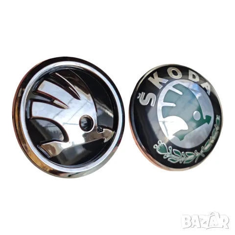 80-90мм Емблема за Шкода Фабия Октавия Суперб Рапид